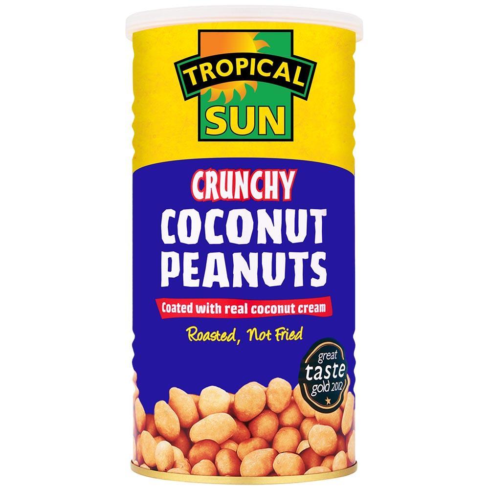 MASTropical Sun Crunchy Coconut Peanuts 330g Box of 12-Fd
