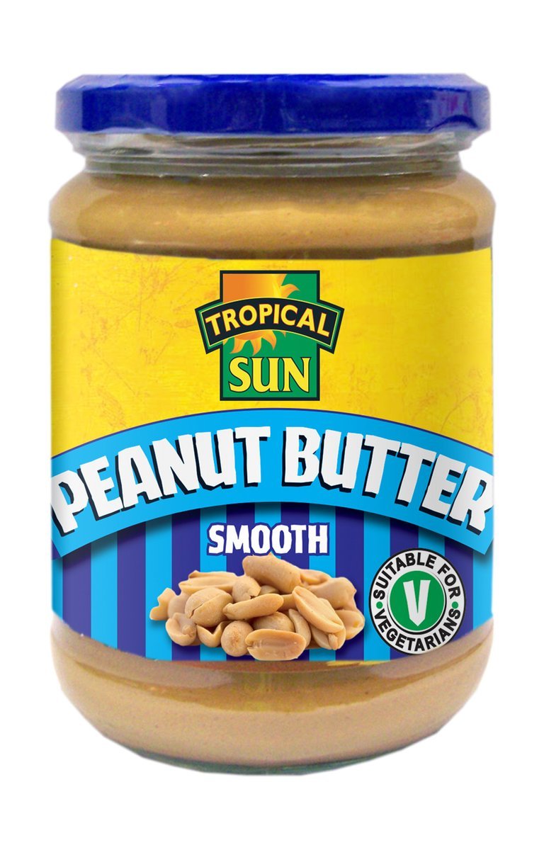 MASTropical Sun Peanut Butter Smooth 340g Box of 12-Fd