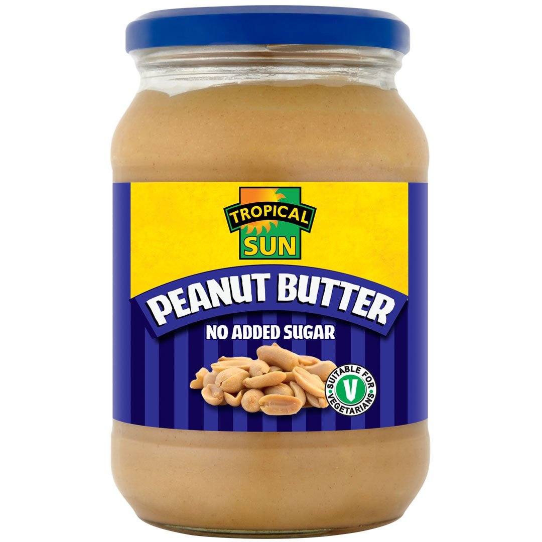 MASTropical Sun Peanut Butter No Added Sugar 454g Box of 12-Fd