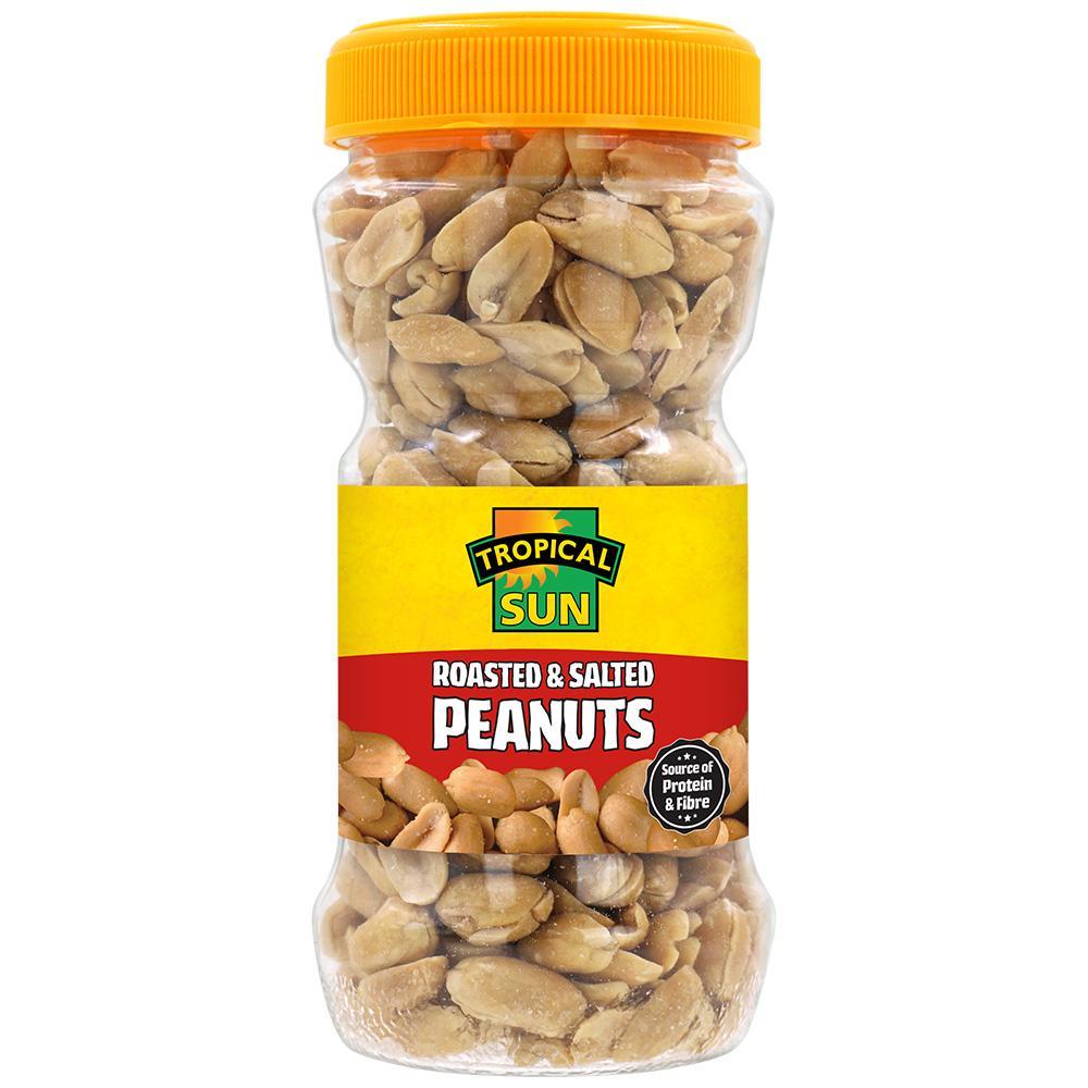Tropical Sun Roasted Salted Peanuts 200g Box of 12-Fd