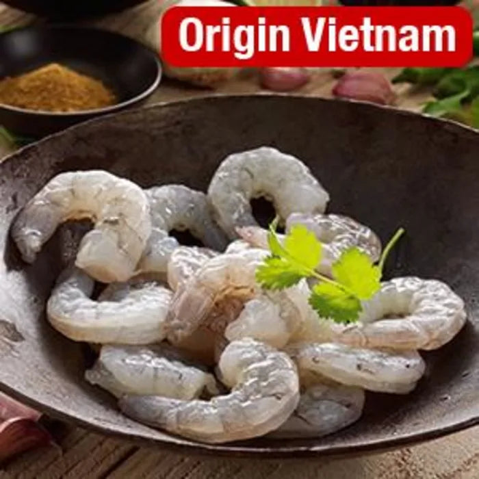 MASAquafish IQF Raw P&D Vannamei Prawns (26/30, 700g net) 1kg-Food