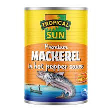 Tropical Sun Mackerel in Hot Pepper Sauce 400g Box of 12