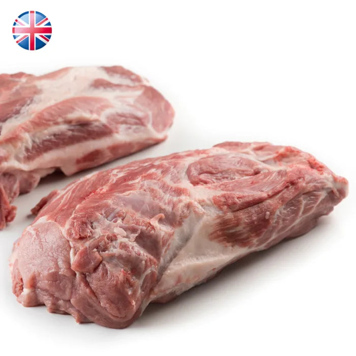 MASFrozen Raw UK Boneless Pork Collars 1x13.6kg-Food