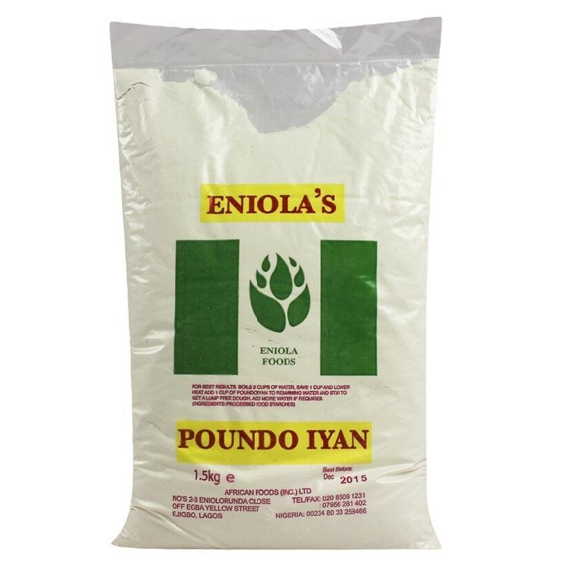 MASEniola's Poundo Iyan 1.5kg Box of 10-Fd