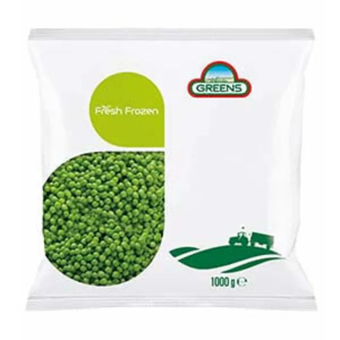 Greens Frozen Choice Peas (Bags)-1x1kg Frozen Vegetables Asetena Pa