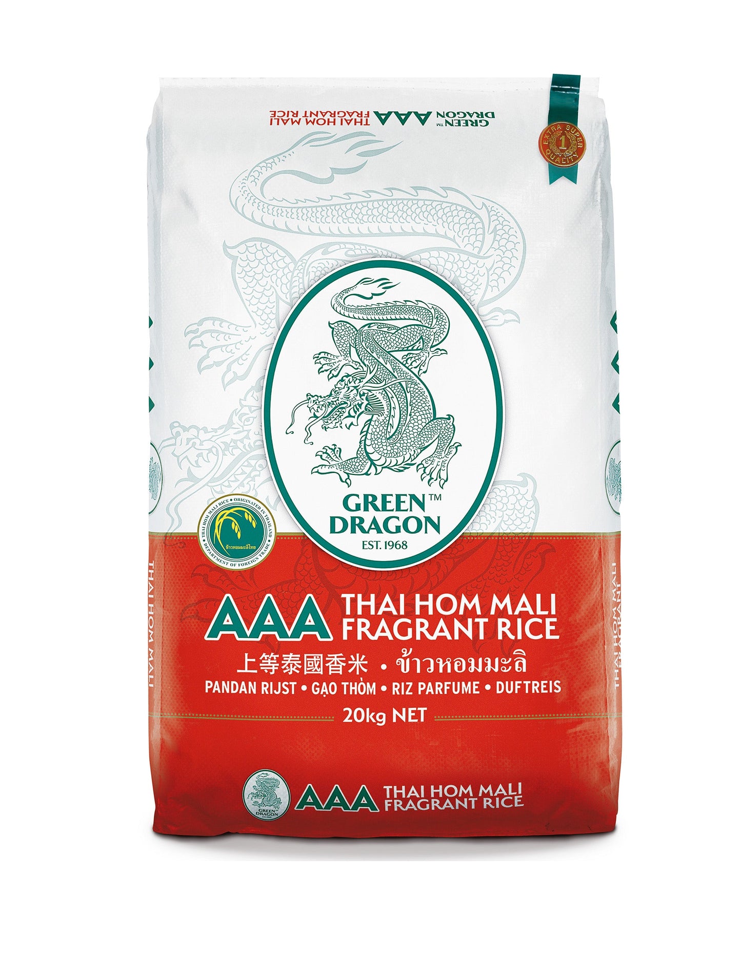 MASDragon Fragrant Rice 20kg-Fd