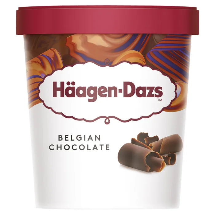 Haagen Dazs Belgian Chocolate Ice Cream 8pc x 460ml