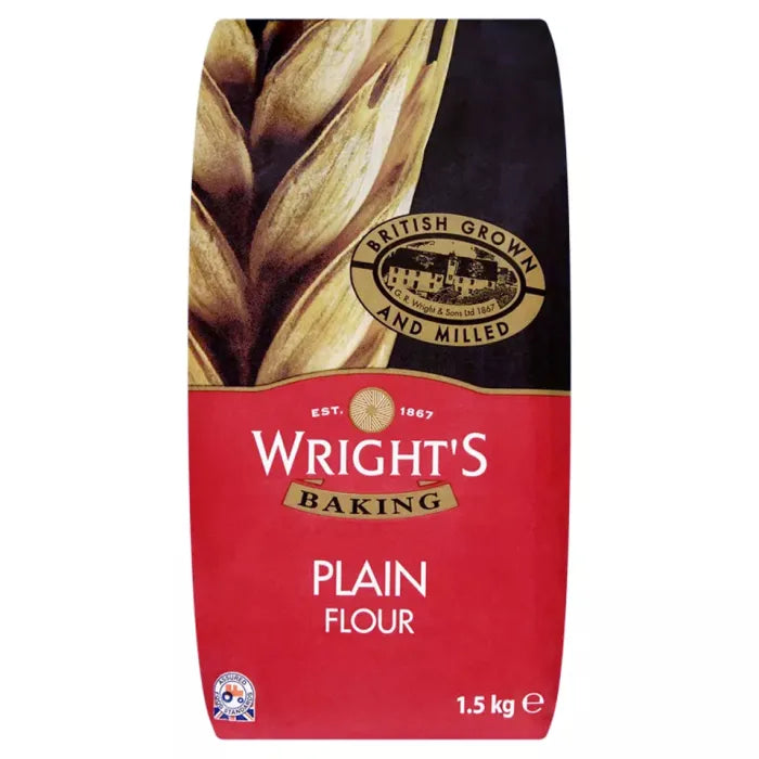 Wright`s Plain Flour 5 x1.5kg