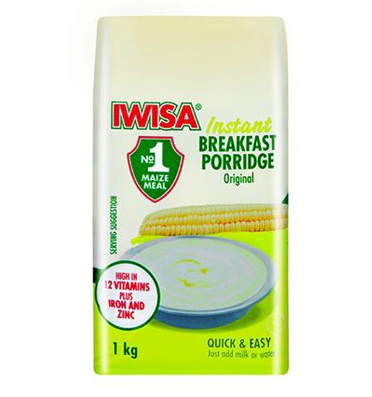 Iwisa Porridge Original 1kg Box of 10