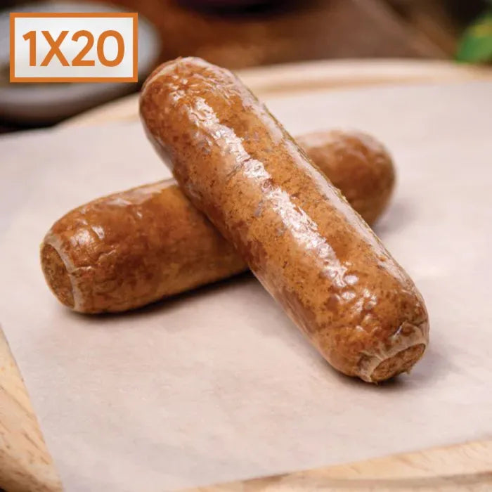 Pele's Halal Beef Sausages (W/T-8s) (1x20) 1.135kg