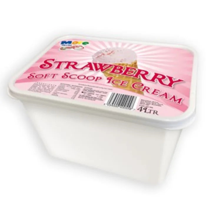 MASMore From Granelli Strawberry Ice Cream 4L-Food