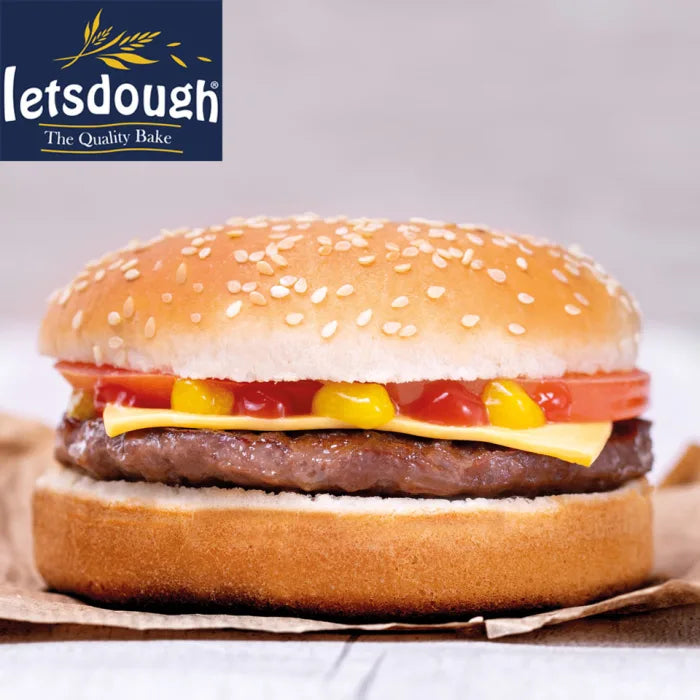 MASLetsdough 4" Seeded Burger Buns 1 x 48-Food