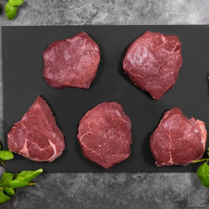 Fresh UK Beef Fillet Steak (Price per Kg) (7oz) 1x5 Pack Approx 1kg BS Ready Meal Asetena Pa