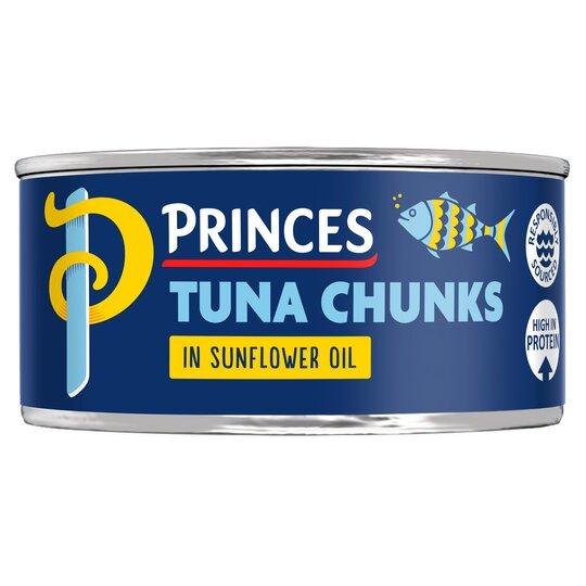MASPrinces Tuna Chunk in Sunflower Oil 145g Box of 6-Fd