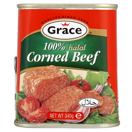 MASGrace Halal Corned Beef 340g-Mas