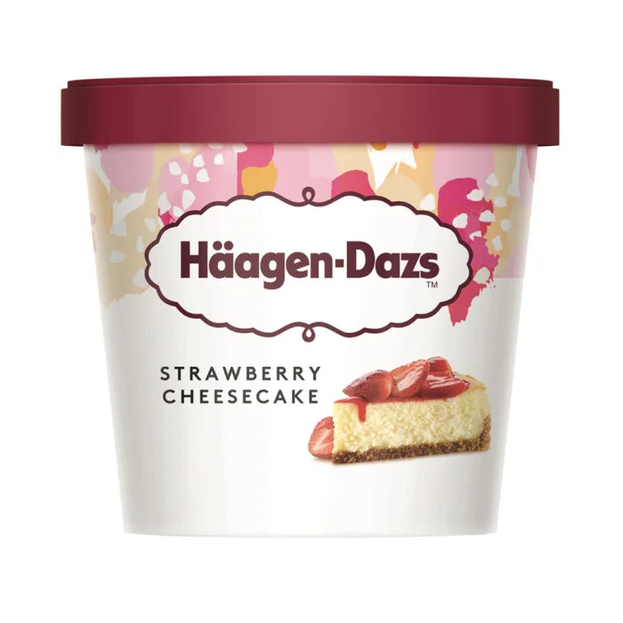 Haagen Dazs Strawberry Cheesecake Mini Cup 12pc x 95ml