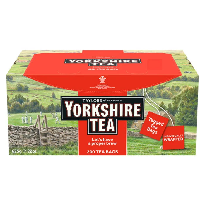 Taylors of Harrogate Yorkshire Tagged Tea Bags 1pc x 200-Food