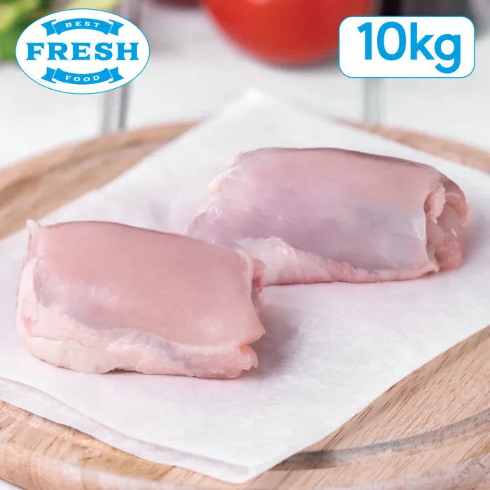 MASFresh Halal Skinless Boneless Chicken Thigh Meat - 2x5kg-Food