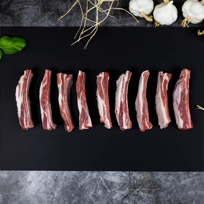 MASFresh UK Halal Lamb Ribs (Nominal) 1x2kg-Food Lamb & Mutton Asetena Pa