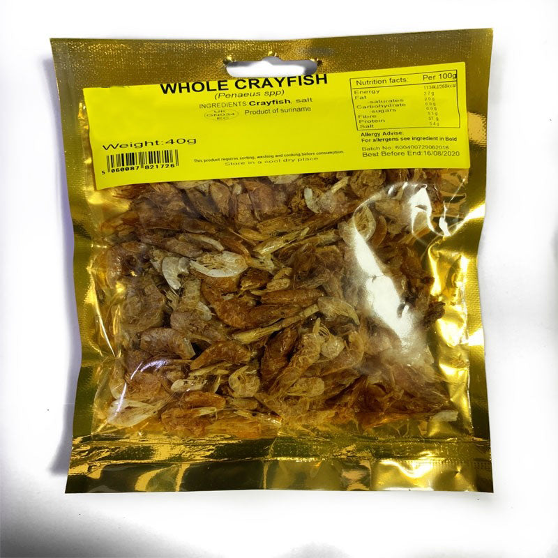 Whole Crayfish 40g X 10