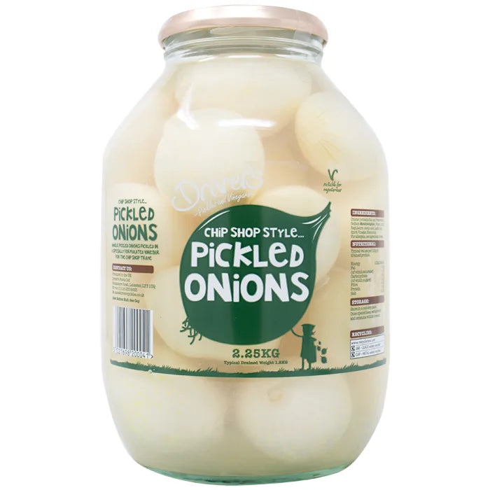 MASDrivers Pickled Onions-(Glass Jar)-1x2.25kg-Food