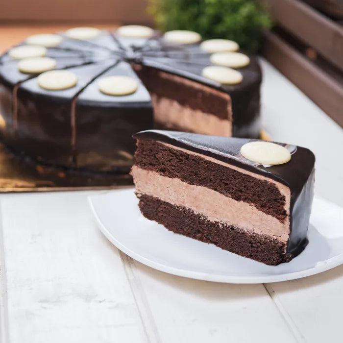 MASLetscake Devil's Fudge Cake (12 Pre-Portions) 1x1.68Kg-Food