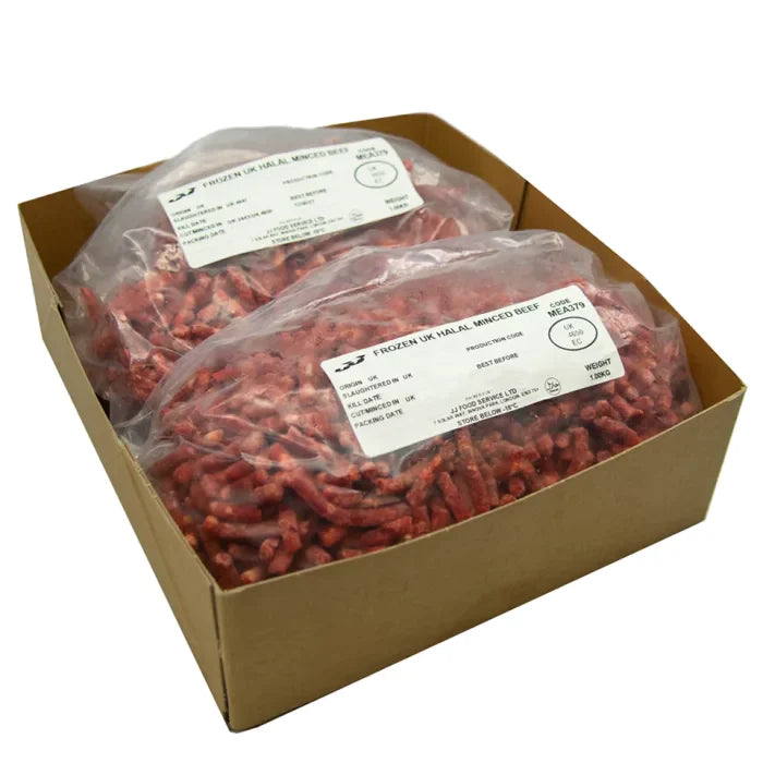 MASFrozen UK Halal Minced Beef (10% Fat) 2x1kg-Food