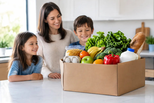 Online Grocery Basket Example for Families