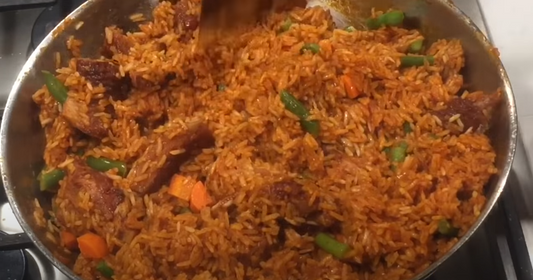 Easiest Smoked Turkey Jollof Rice Recipe Ever
