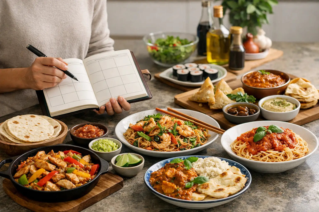 How to Plan Multicultural Weekly Meals at Home