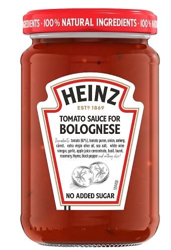 Heinz Pasta Bobognese Sauce  6x350g
