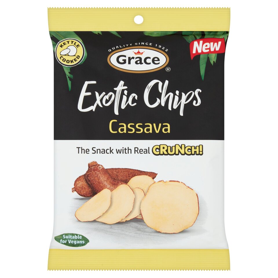 Grace Exotic Chips - Cassava  8x75g