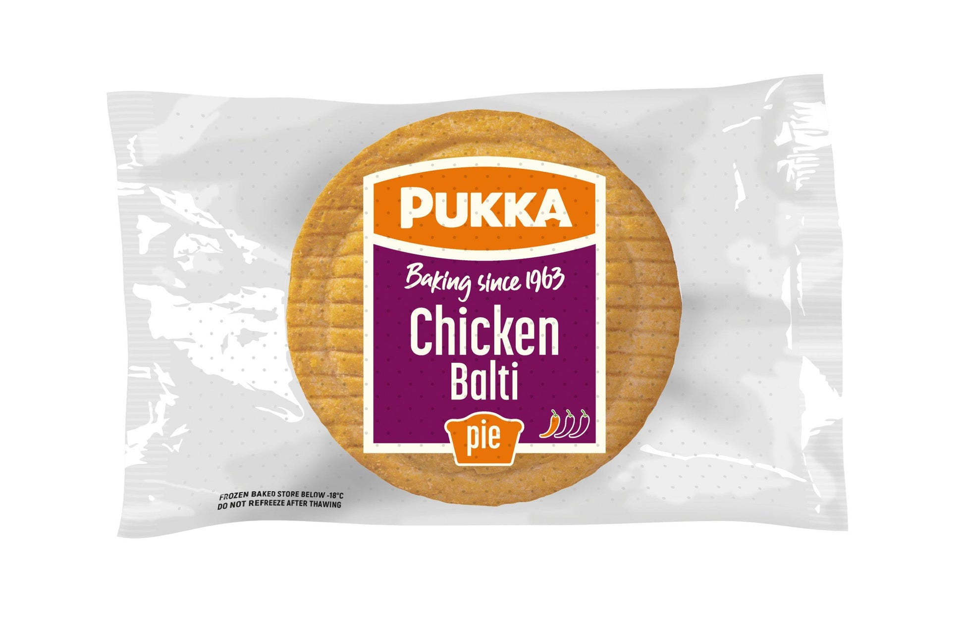 Pukka Individually Wrapped Baked Chicken Balti Pies 1 x 36 Ready Meals Asetena Pa 