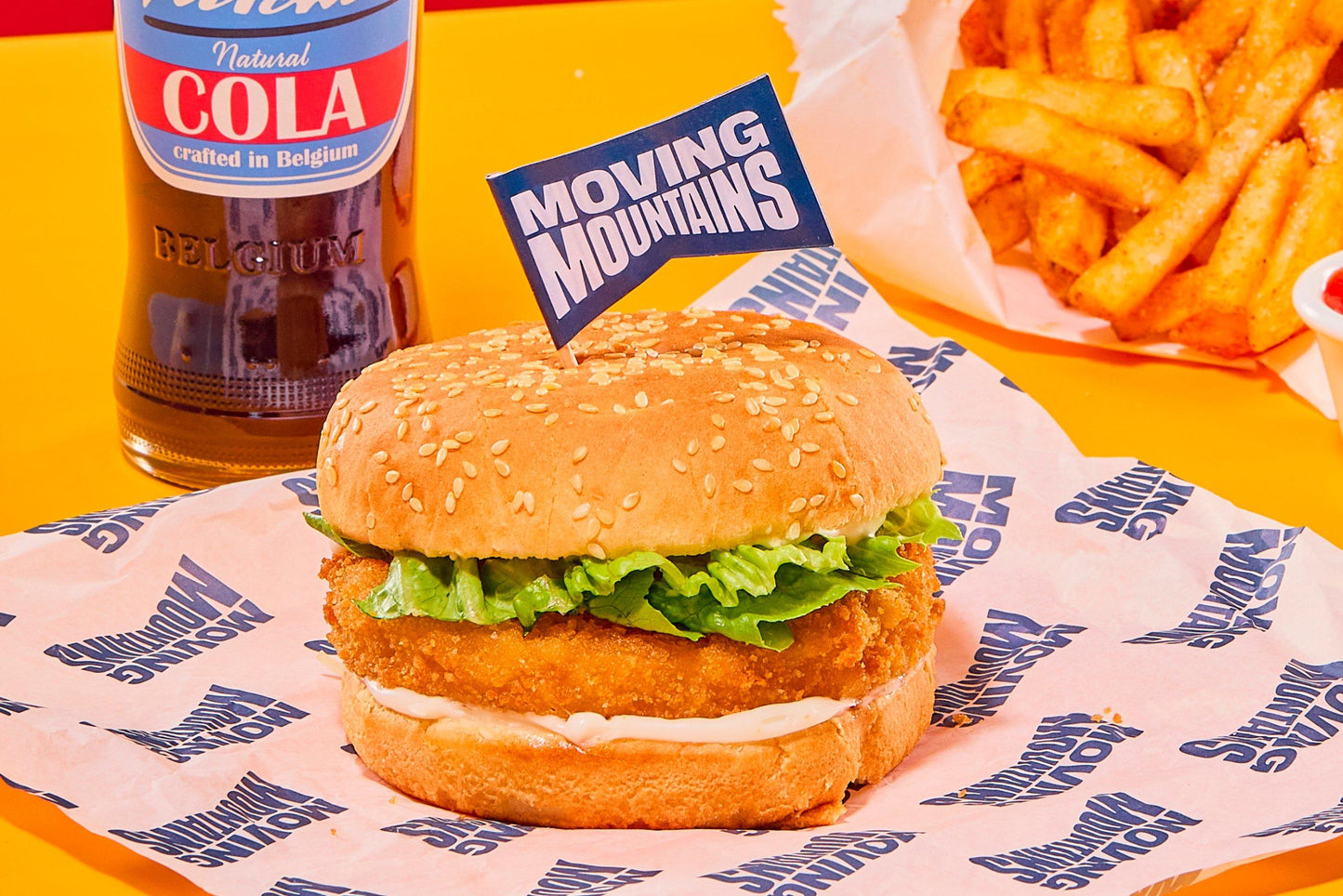Moving Mountains No Chicken Burgers 18 x 125g BS Ready Meal Asetena Pa Moving Mountains No Chicken Burgers 18 Pack 125g Vegan Meal