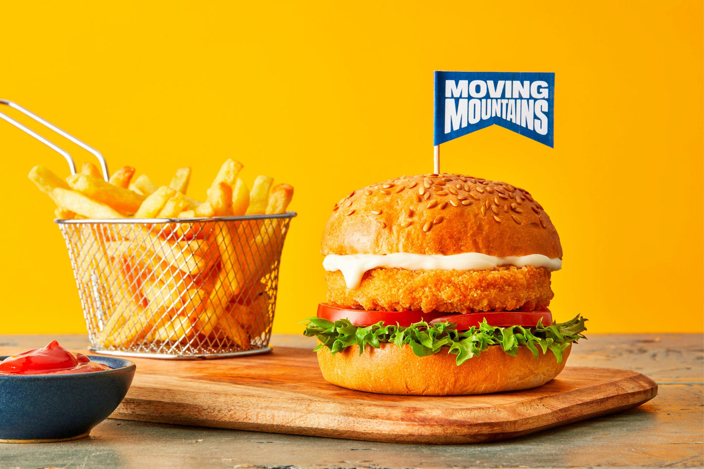 Moving Mountains No Chicken Burgers 18 x 125g BS Ready Meal Asetena Pa Moving Mountains No Chicken Burgers 18 Pack 125g Vegan Meal