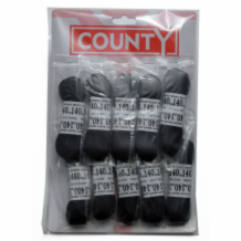 County Ld Football Black  10x