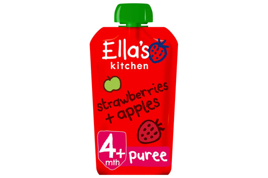 Ella's Kitchen Strawberries Apples 7 x 120g Ready Meals Asetena Pa 