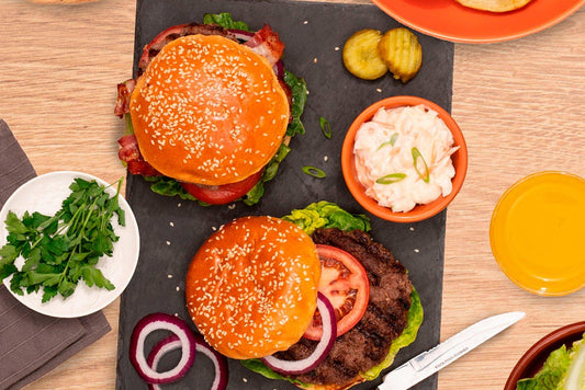 Simon Howie 3oz Veggie Burgers (Scotland Only) 40 x 85g Ready Meals Asetena Pa 