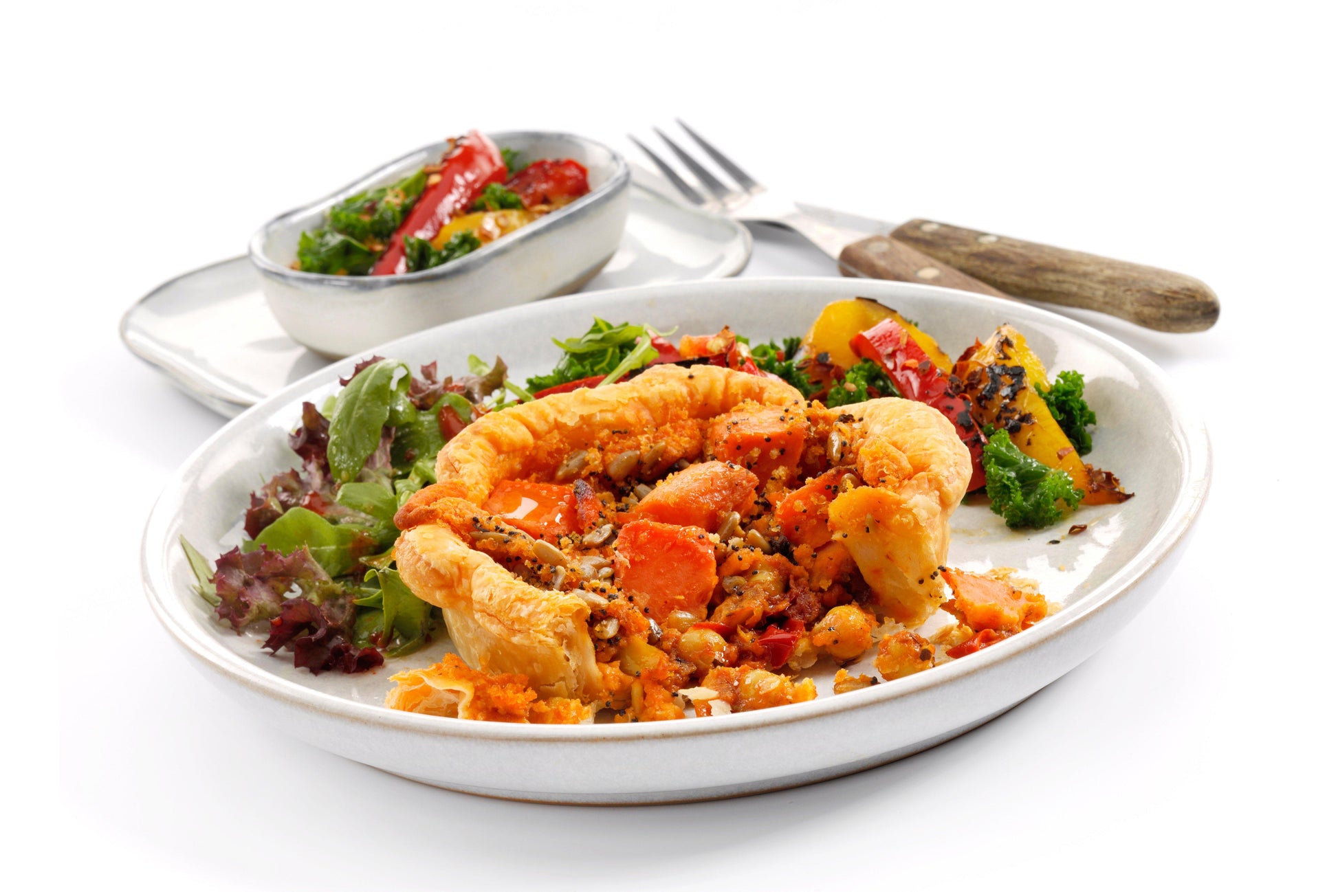 Sysco Simply Plant Based Grilled Vegetable & Harissa Chickpea Tart 1 x 24 Ready Meals Asetena Pa 