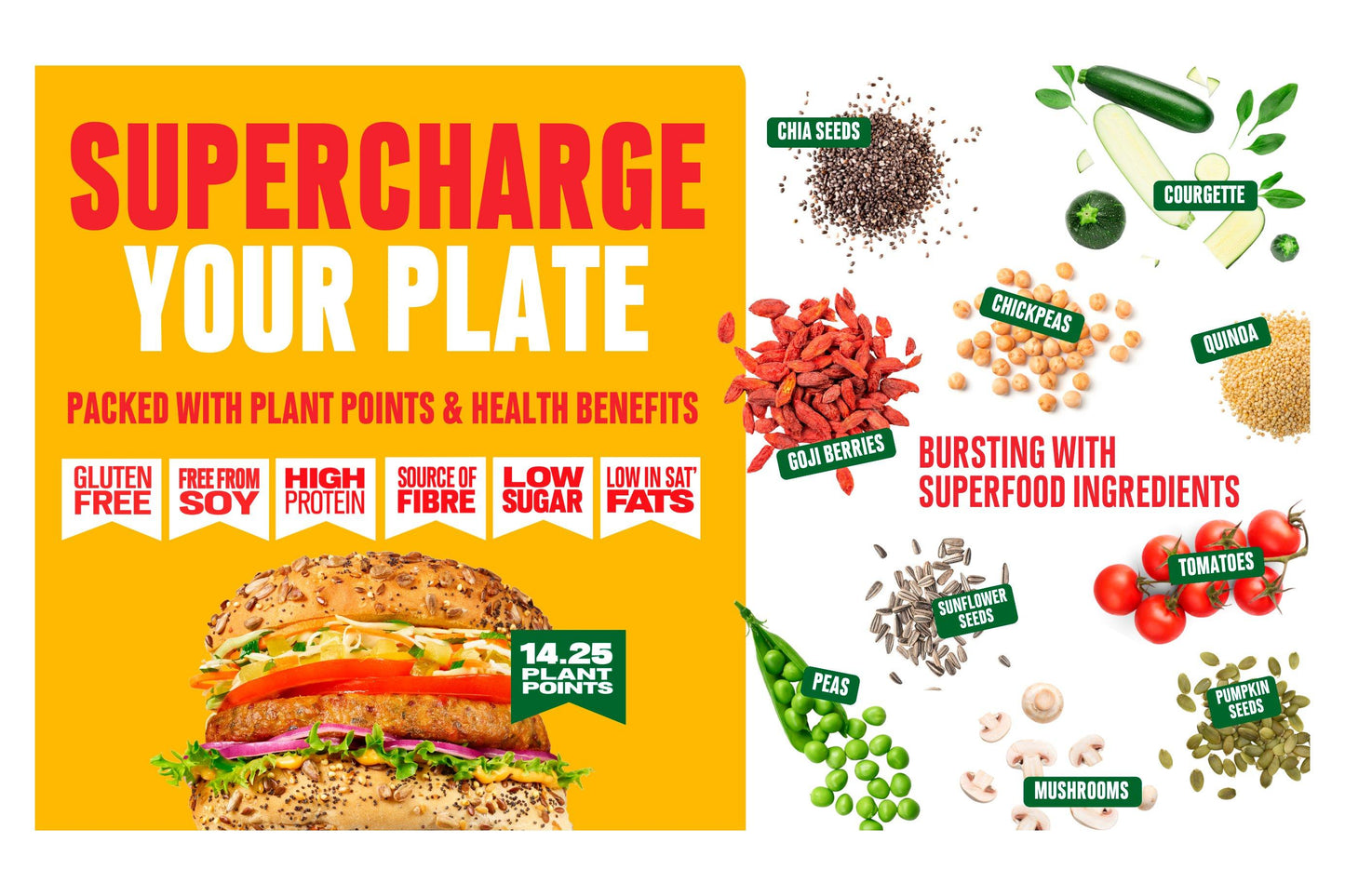 Moving Mountains Superfood Burger 20 x 100g Ready Meal Bundles Asetena Pa Moving Mountains Superfood Burger 20x100g High Protein Vegan Meal