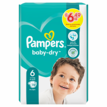 Pampers Baby Dry Size    4x19's