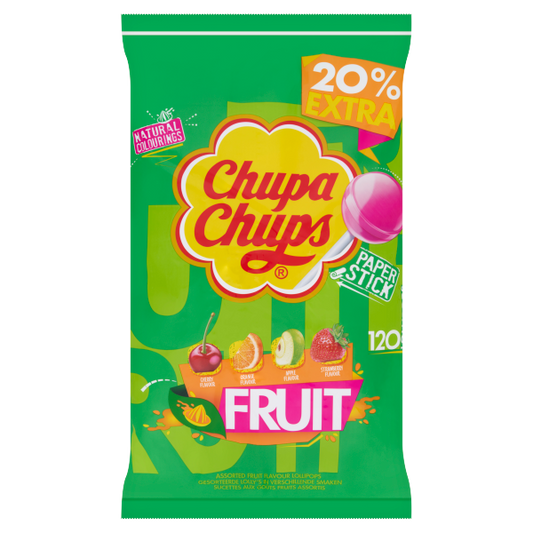 Chupa Chups Fruit Lolly Refill Bag  120x12g(6)