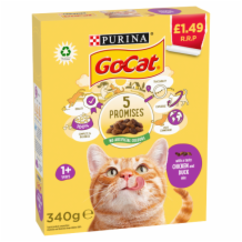 Go-cat Chicken & Duck   6x340g