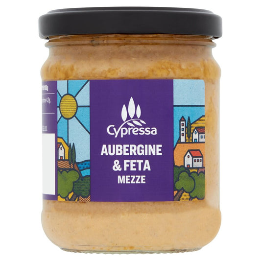 Cypressa Aubergine Feta Meze Bruschetta  8x175g Grocery Asetena Pa 