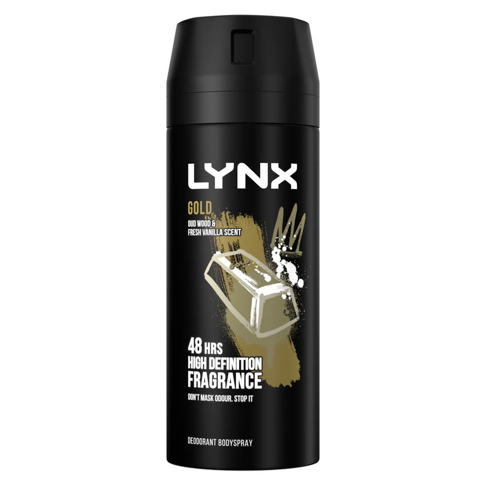 Lynx Body Spray Gold    6x200ml