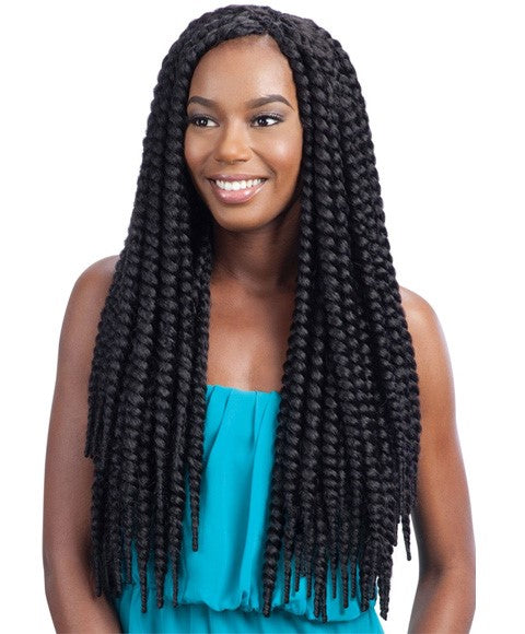 MODEL MODEL 2 X JUMBO TWIST BRAID  Color 1B Hair for Braid Extensions Asetena Pa 