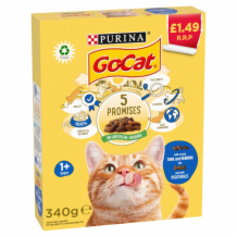 Go Cat Tuna & Herrings & Veg   6x340g