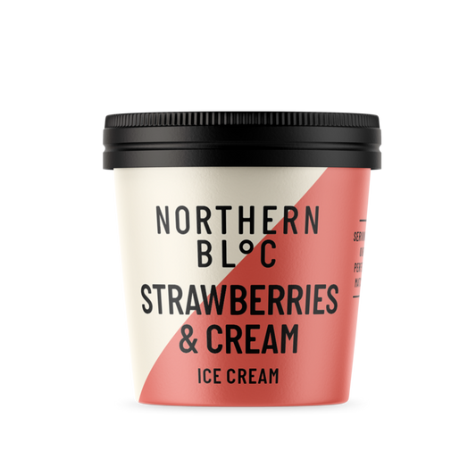 Northern Bloc Strawberry & Cream CUP 100ml 24x100ml