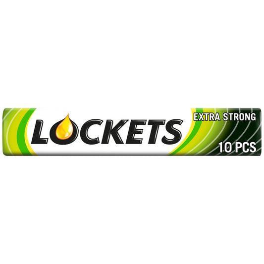 Lockets Extra Strong Menthol Cough Sweet Lozenges 41g