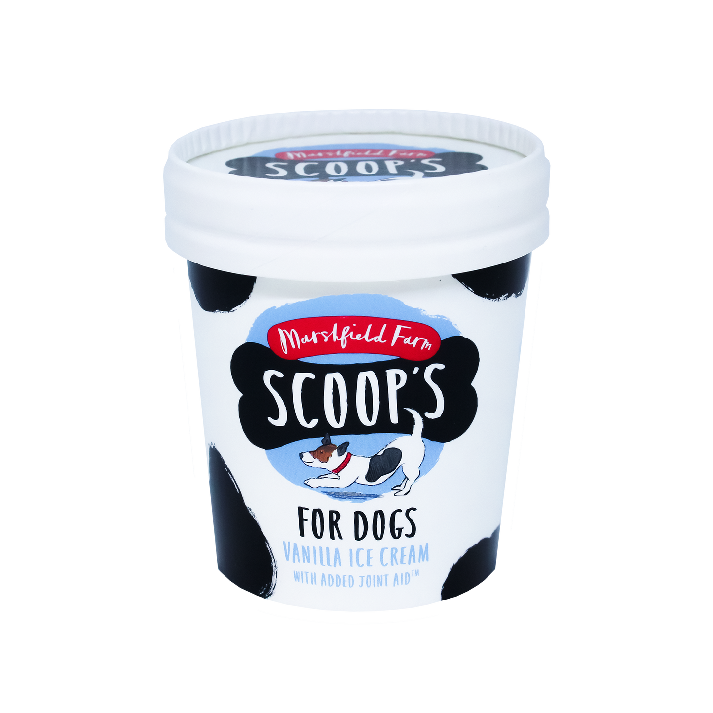 Marshfield DOG Ice Cream Vanilla Cup 24x125ml